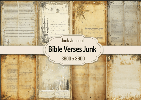 Download Bible Verses Junk Journal Page - Premium Resources