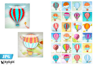 Download Hot Air Balloons Square Digital Images - Hot air balloon Collection