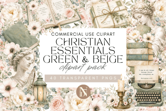 Download 40 Christian Vintage Watercolor Clipart - Vintage watercolor Collection