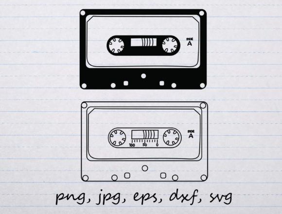 Download Cassette Tapes Silhouette - Cassette tape Collection