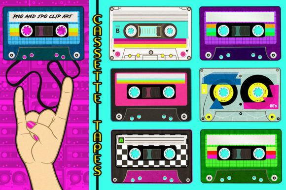 Download Retro Cassette Tapes Collection - Cassette tape Collection