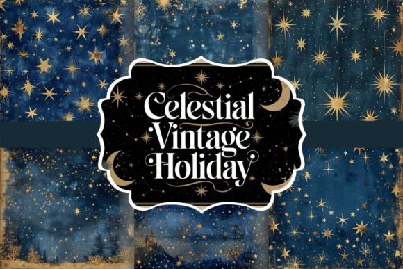 Download Celestial Vintage Holiday Junk Journal - Junk journal Collection